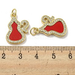 Латунные микро проложить кубического циркония подвески KK-H457-05G-01