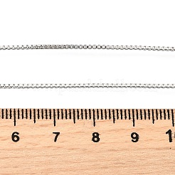 Ожерелья из латунной цепочки-коробки толщиной 1 мм NJEW-Z083-01P