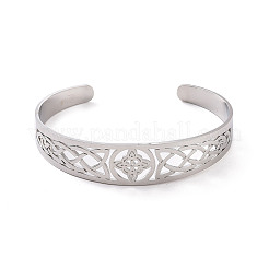 Браслеты-манжеты из нержавеющей стали 304&nbsp;BJEW-M234-02P