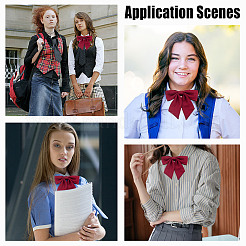 Галстуки с бантом из полиэстера&nbsp;AJEW-WH0678-55B