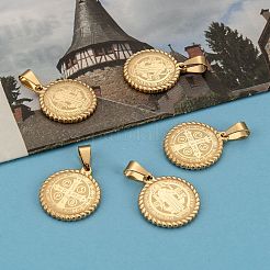 Подвески из нержавеющей стали 304 с ионным покрытием (IP).&nbsp;LS-STAS-O065-18