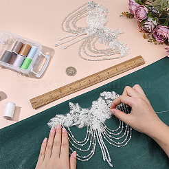 Accessoires de broderie informatisée de fleurs&nbsp;AJEW-WH0410-116B