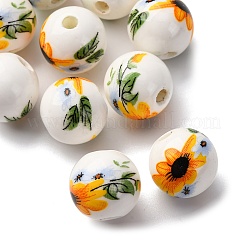 10шт фарфоровые бусины ручной работы PORC-FP0001-05