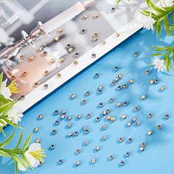 100 шт. 2 бусины из нержавеющей стали STAS-UN0056-01