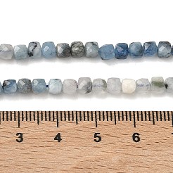 Природные Аквамарин бисер нитей&nbsp;G-B168-B02-4x4mm