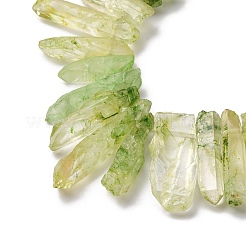 Натуральный кракле кварцевый кристалл окрашенные бусины нити G-I345-05G