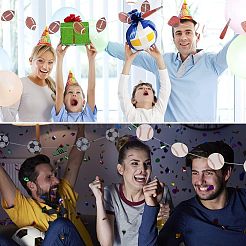 4 шт. 4 бумажные баннеры HJEW-CA0001-27