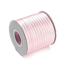 Репсовые ленты с двойными ребрами из серебряной нити SRIB-L012-6mm-001