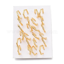 Серьги-полукольца из нержавеющей стали 304&nbsp;EJEW-H100-10G