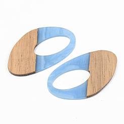Pendentifs en bois de résine et de noyer&nbsp;RESI-S389-002A