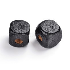 Крашеные натуральные деревянные бусины&nbsp;WOOD-S617-10-LF