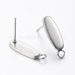 Фурнитура для сережек-гвоздиков из нержавеющей стали марки 304&nbsp;X-STAS-I071-19P