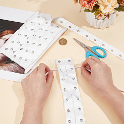 Лента из полиэстера с узором «елочка» DIY-WH0430-825P