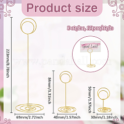 36 шт. 3-х стилистический держатель для фото из углеродистой стали&nbsp;AJEW-CL0002-16