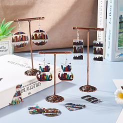 Набор для самостоятельного изготовления акриловых сережек-подвесок в виде книжной полки&nbsp;DIY-TA0009-66