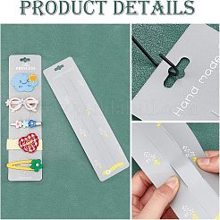 64 шт. 2 стили бумажных заколок для волос с демонстрационными карточками&nbsp;CDIS-NB0001-16