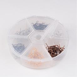 1 коробка 6 Цвет латунь серьги крючки&nbsp;KK-X0069-NF-B