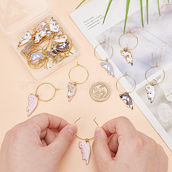 Латунные подвески для бокалов для вина AJEW-GO00019