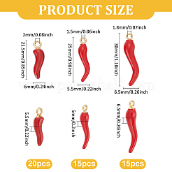 50шт 3 стиля подвески из сплава с эмалью&nbsp;ENAM-PH0003-02