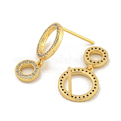 Кольцо с покрытием стойки&nbsp;EJEW-B061-04G