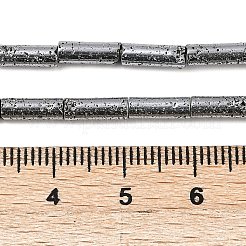 Гальванические бусины из натуральной лавы G-K388-03A-03