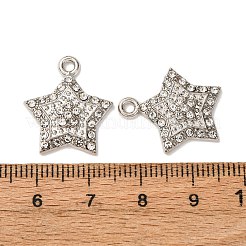 Сплава с стразами подвески FIND-H051-09P