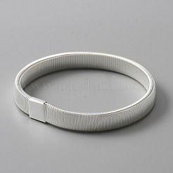 Браслеты из высокоуглеродистой стали для мужчин BJEW-WH0020-10S