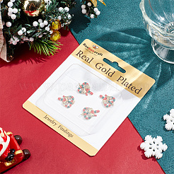 Латунные микропаве разноцветные кубические циркониевые подвески класса ААА&nbsp;KK-BBC0015-36B