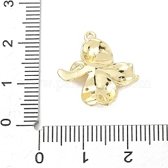 Латунные микропаве прозрачные подвески с фианитом&nbsp;KK-Z106-01G-01