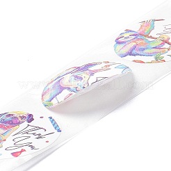 Круглые самоклеющиеся бумажные наклейки из пвх DIY-XCP0001-49