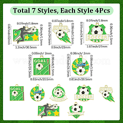 28шт 7 стиля подвески из сплава с эмалью&nbsp;FIND-SC0019-56