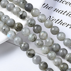 Естественно лабрадорита круглых бусин пряди&nbsp;LS-G-S158-8mm