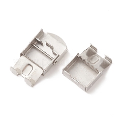 Застежки для часового ремешка из нержавеющей стали 201 STAS-F067-01