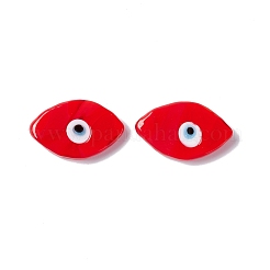 Cabochons au chalumeau mauvais œil faits à la main&nbsp;LAMP-F025-06