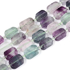 Природных красочные флюорита бисер нитей&nbsp;G-T138-26A-12