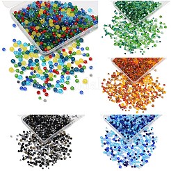 1050шт 10 вида стеклянных бусин GLAA-YW0004-19B