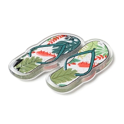 Подвески из прозрачного акрила с принтом на гавайскую тематику&nbsp;OACR-S045-02D