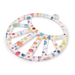 Подвески из прозрачного акрила с принтом&nbsp;FIND-K017-13