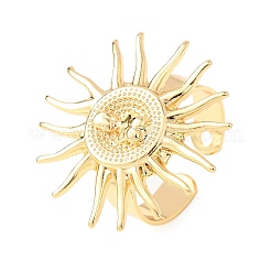 Anelli aperti del polsino in ottone&nbsp;LS-RJEW-Z129-02G-03