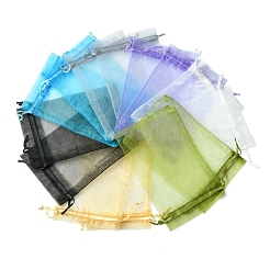 50 шт. мешочки из органзы для хранения ювелирных изделий OP-FS0001-05C