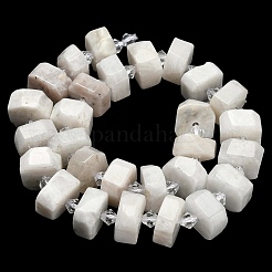 Бусины из натурального радужного лунного камня G-L642-H02-01