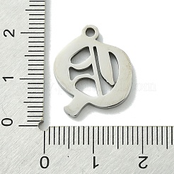 Pendenti in acciaio inossidabile 201 anti-ossidazione&nbsp;STAS-B055-01P-Q