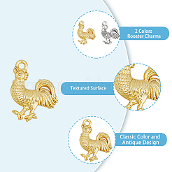 Подвески из сплава 60шт 2 цветов&nbsp;FIND-DC0003-01