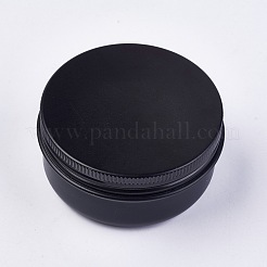 Круглые алюминиевые жестяные банки&nbsp;LS-CON-WH0025-01B-50ml