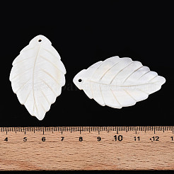 Большие подвески из натуральной пресноводной ракушки SHEL-T020-25