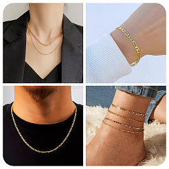 Латунь Figaro цепи CHC-TAC0009-08G