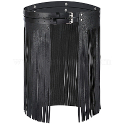 Пояса для юбок из искусственной кожи с бахромой AJEW-WH20020-266A