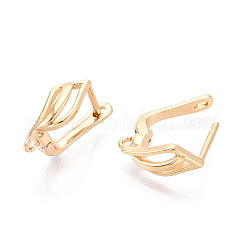 Латунная фурнитура для хооп серег KK-N267-28G