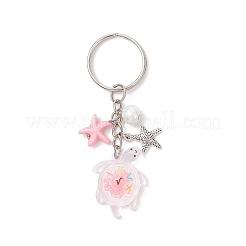 Porte-clés en acrylique transparent lumineux&nbsp;KEYC-JKC01358-02