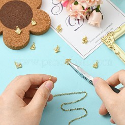 9 Stk. 3 Stil Messing Micro Pave klar Kubisch Zirkonia Anhänger&nbsp;KK-CJ0002-81